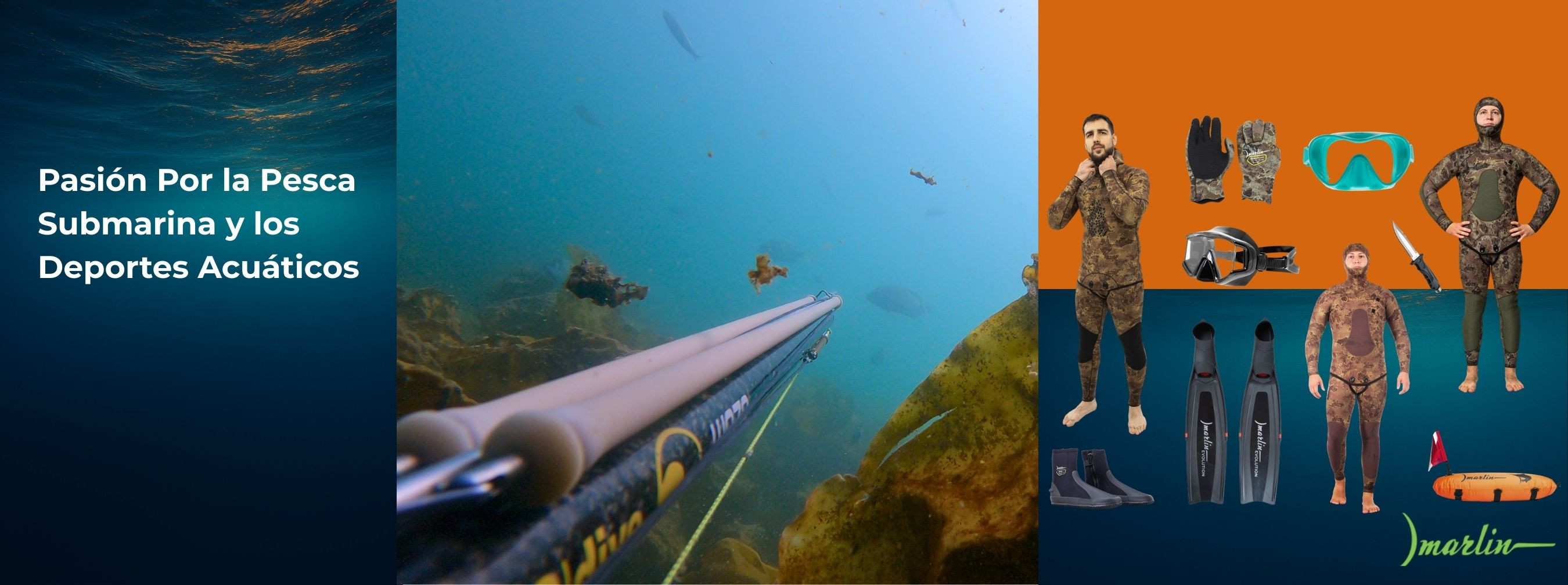 Pasión Por la Pesca  Submarina y los  Deportes Acuáticos.